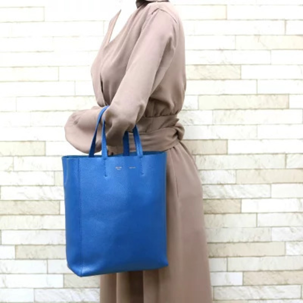 Celine Cabas Vertical Shoulder Bag Blue - Picture 2 of 8